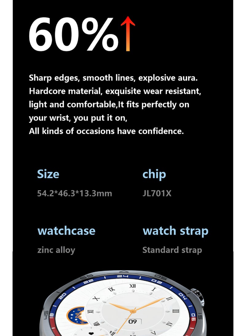 Trytoo Unisex Smartwatch with Bluetooth Calling – HD Touch Screen, Heart Rate & SpO₂ Monitoring, Sleep Tracker, 100+ Sports Modes, IP67 Waterproof, Long Battery Life, Compatible with Android & iOS - Image 5